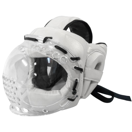 Шлем для единоборств Рэй-Спорт КРИСТАЛЛ-2, кожа, крепление в атрибутах